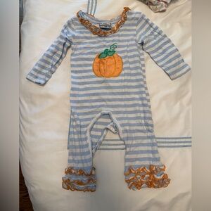 Three Sisters Striped pumpkin One Piece